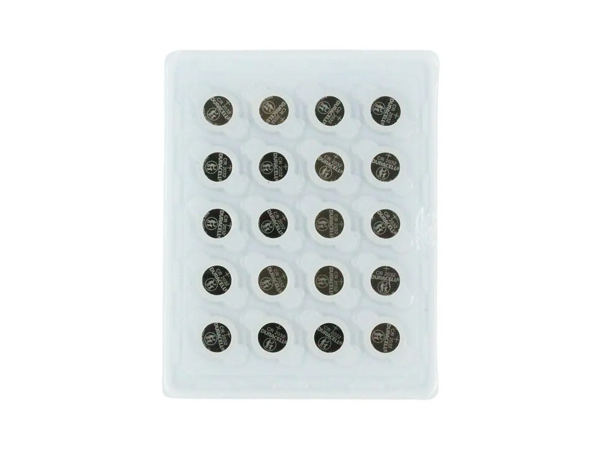 Baterie buton cu litiu CR 2032 3V BULK industrial DURACELL (20 buc. pe tavă) preț pentru 1 baterie - image 1