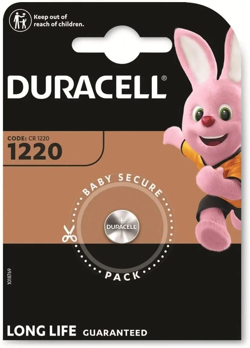 Baterie buton cu litiu DURACELL CR1220 3V 1PK blister