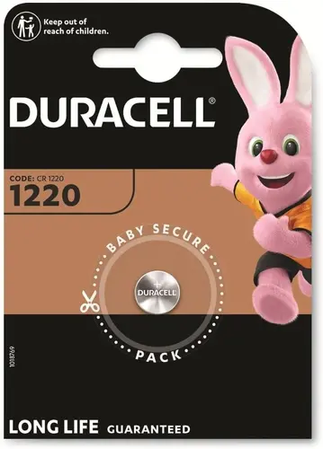Baterie buton cu litiu DURACELL CR1220 3V 1PK blister - 1