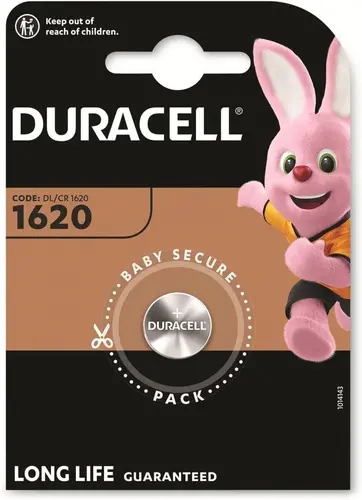 Baterie buton DURACELL CR-1620, 3V, cu litiu - 1