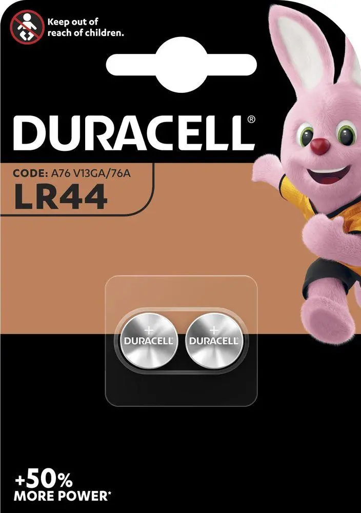 Baterie alcalină LR44 AG13 2pk blister 1,55V DURACELL