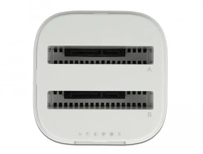 Станция Delock USB-C, За 2 x 2.5″ SATA HDD / SSD, Клониране - image 6