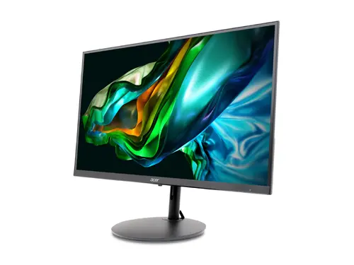 Монитор, Acer SH242YEbmihux, 23.8", IPS, Anti-Glare, FHD 1920x1080, ZeroFrame, FreeSync, 100Hz, 1ms (VRB), 100M:1, 250 cd/m2, HDMI, 1xUSB Type -C (65W), Speakers 1Wx2, Audio out, VESA, Tilt, Swivel 360',Heght Adj.Bluelight shield, Flicker-Less, Black - image 2