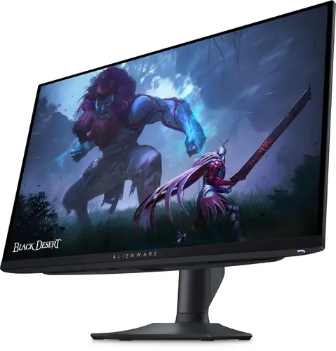 Монитор, Dell Alienware AW2725DF, 26.7" QD-OLED Anti-reflection, IPS, 0.03ms, 1000 cd/m2, QHD (2560X1440), 360Hz, HDR-400, AMD FreeSyncPremium Pro+VESA, HDMI, DP, USB-C, USB 3.2,  Height Adjustable, Pivot, Swivel, Tilt, Black - image 2