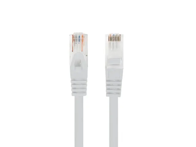 Кабел, Lanberg patchcord CAT.6 UTP LSZH CCA 0.5m Fluke Passed, Grey - image 1