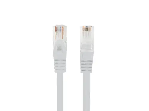 Кабел, Lanberg patchcord CAT.6 UTP LSZH CCA 0.5m Fluke Passed, Grey - image 1