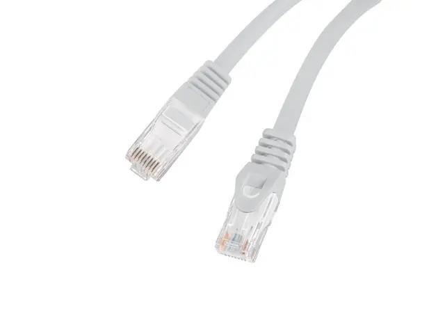 Кабел, Lanberg patchcord CAT.6 UTP LSZH CCA 0.5m Fluke Passed, Grey - image 2