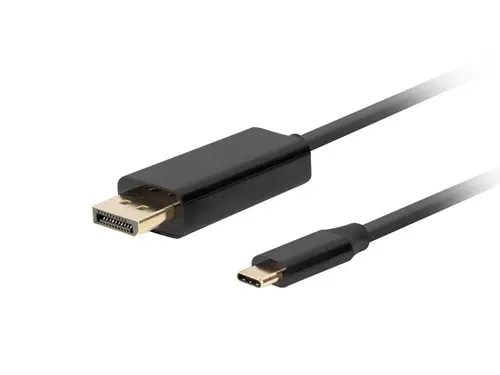 Кабел, Lanberg USB-C (M) -> Displayport(M) 1.2 4K 60hz cable 3m, black