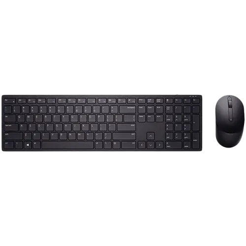 Dell Pro Ασύρματο πληκτρολόγιο και ποντίκι - KM5221W - US International (QWERTY) - Μαύρο - 1