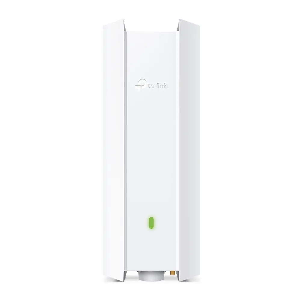 TP-Link EAP610-Outdoor AX1800 Outdoor Dual-Band Wi-Fi 6 Access Point,1× G RJ45 Port,574Mbps at 2.4 GHz + 1201 Mbps at 5 GHz,IP67,4×Internal Antennas,Mesh, Seamless Roaming, MU-MIMO, Band Steering, Beamforming,Load Balance, Airtime Fairness,Omada app