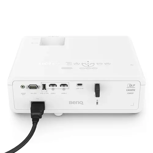 Мултимедиен проектор, BenQ LH650 DLP, FHD 1080P, 4000 ANSI lumens, Laser, 3000000: 1, TR 1.15~1.5, HDMI x2, RS232 x1, USB Type A x2, USB TYPE C x1, Audio out x1, 10W speaker, Smart Eco, Optional Wireless Projection - image 6
