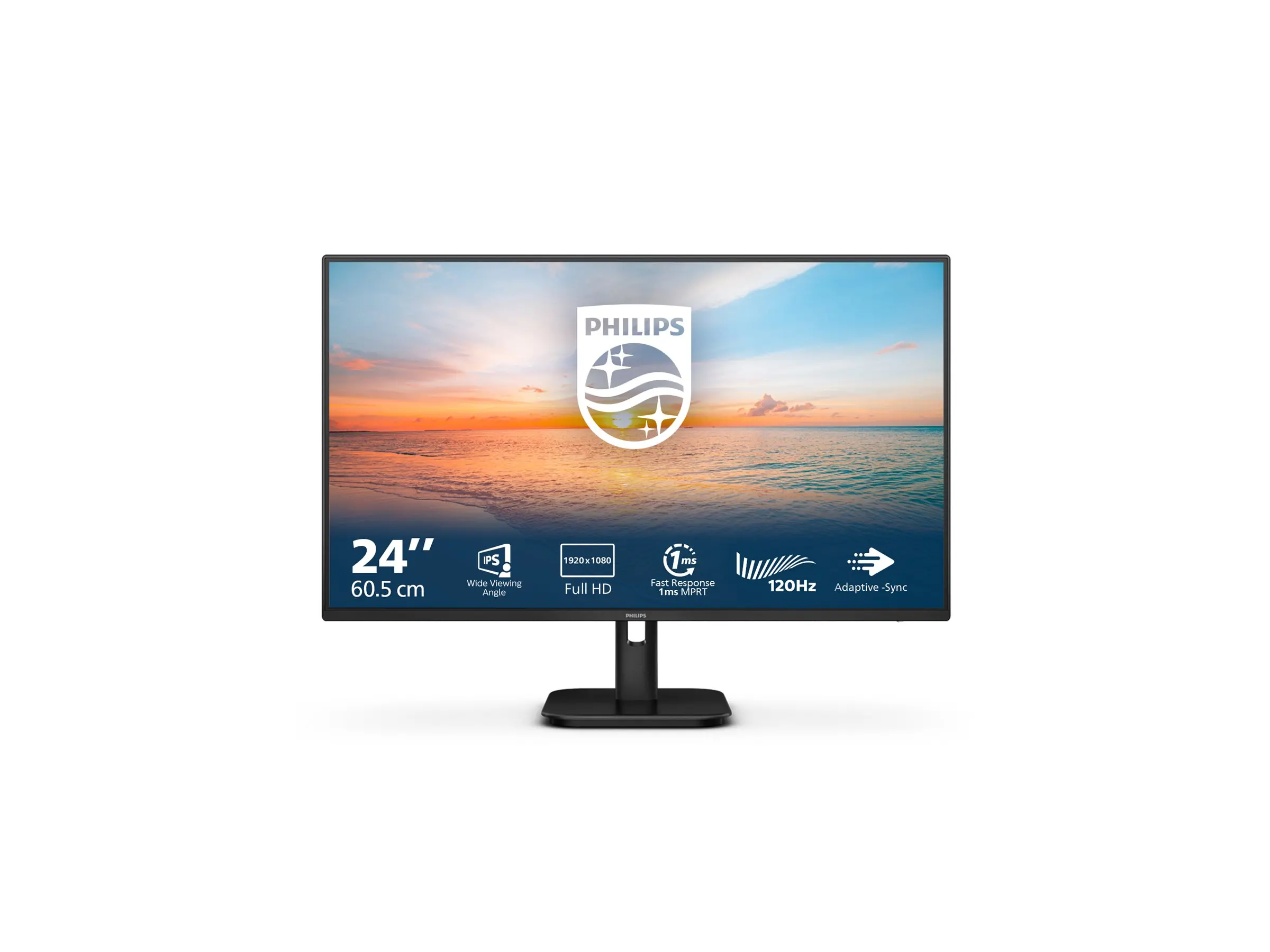 Monitor, Philips 24E1N1100A, 23.8" IPS WLED, 1920x1080@100Hz, 4ms GtG, 1ms MPRT, 250cd m/2, 1300:1, Mega Infinity DCR, Adaptive Sync, FlickerFree, Low