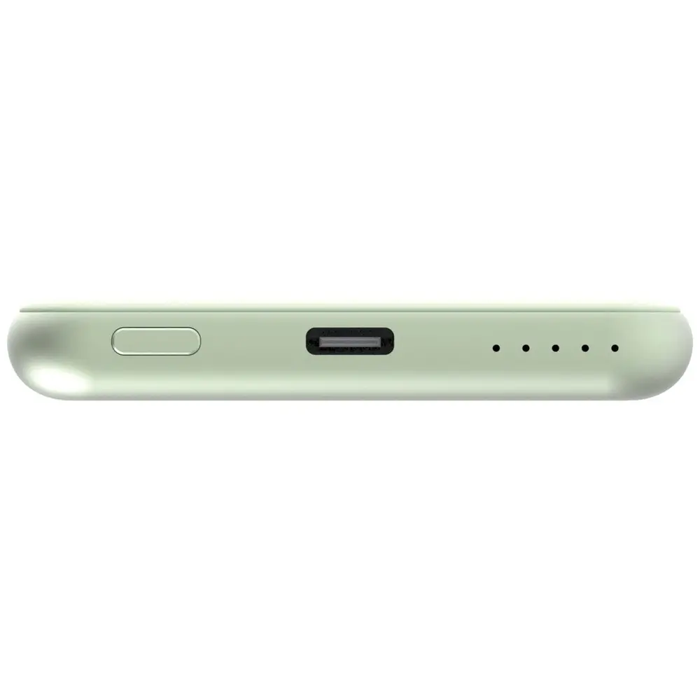 Външна батерия, Verbatim MCP-5GN Power Pack 5000 mAh with UBS-C PD 20W / Magnetic Wireless Charging 15W Green - image 2