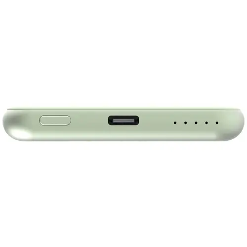 Външна батерия, Verbatim MCP-5GN Power Pack 5000 mAh with UBS-C PD 20W / Magnetic Wireless Charging 15W Green - image 2