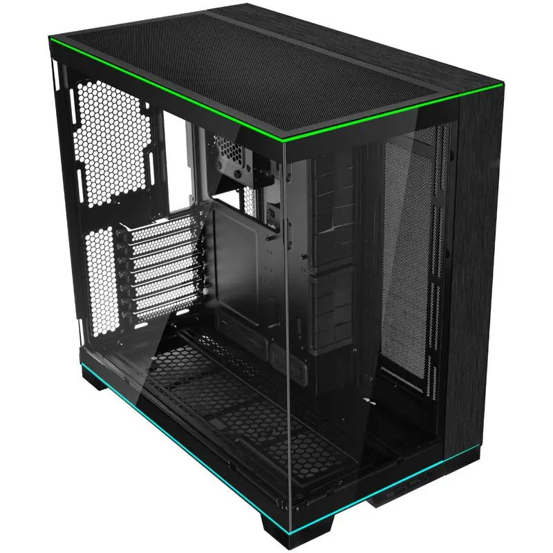 Кутия Lian Li PC-O11 Dynamic EVO RGB Mid-Tower, TG, Черна - image 1