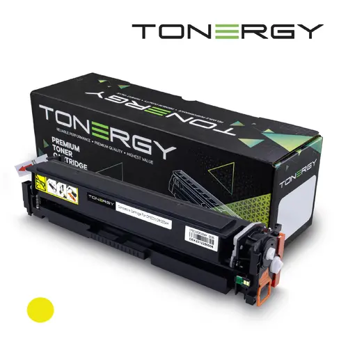 Cartuș toner, Tonergy, galben, capacitate mare 2.5K – compatibil cu HP 202X CF502X și Canon CRG-054H - 1