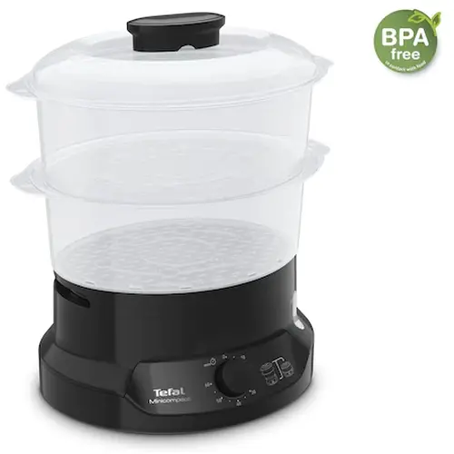 Aparat de gătit la abur, Tefal VC139810, Mini Compact BPA FREE - 1