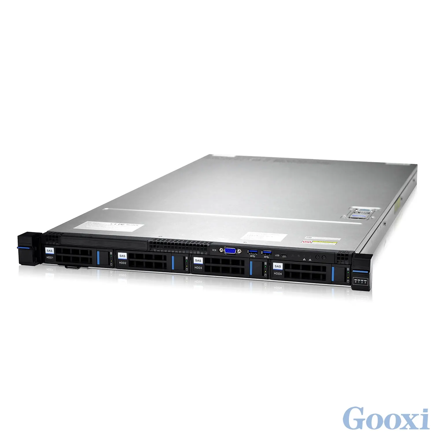 Barebone 1U, 2x LGA3647, 24x sloturi DDR4 DIMM, până la 3TB RAM total, 4x locașuri HDD 3.5/2.5"