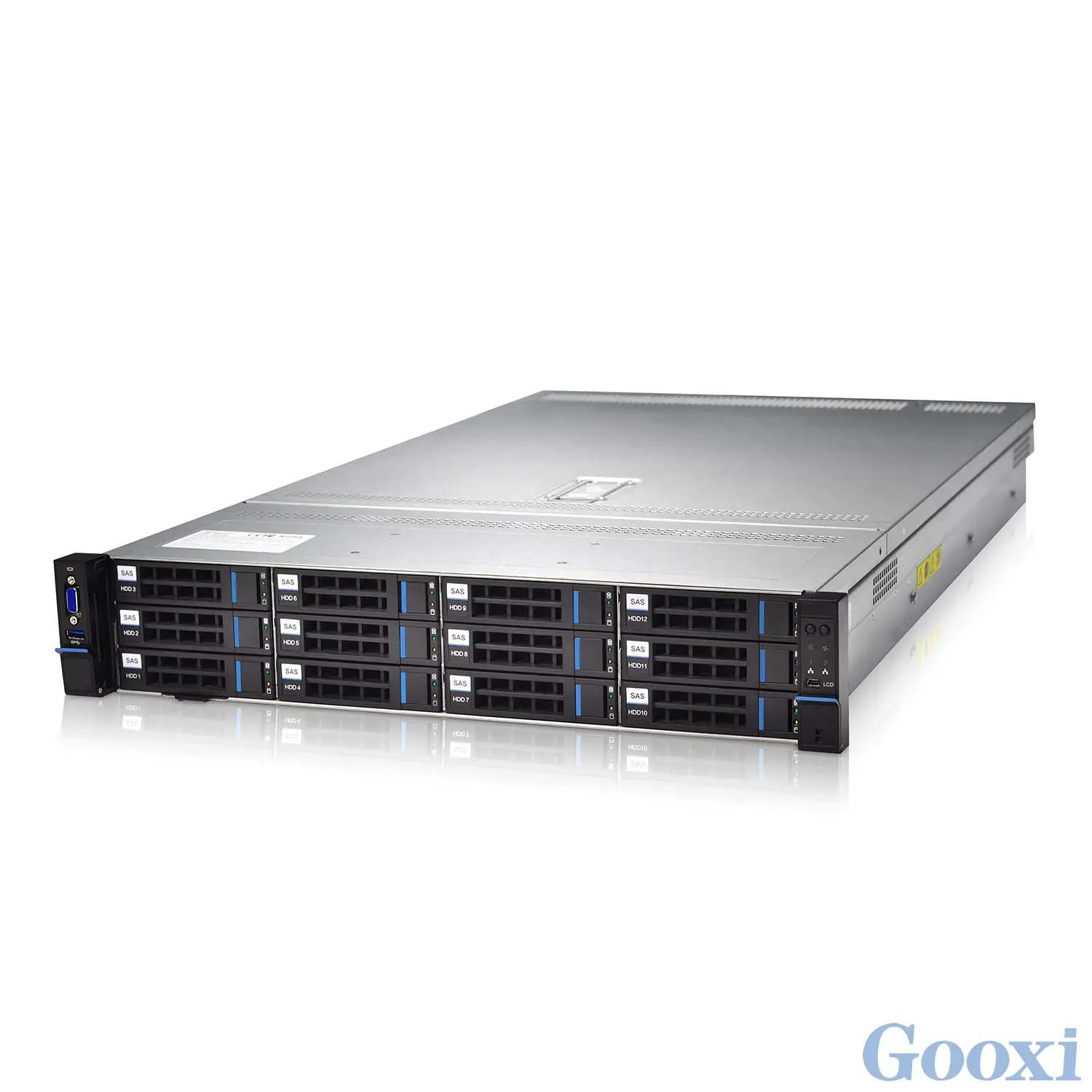Barebone 2U, 2x LGA3647, 24x sloturi DDR4 DIMM, până la 3TB RAM total, 12x locașuri HDD 3.5/2.5", SAS MEZZ 3008, placă 4x10GbE MEZZ NIIC