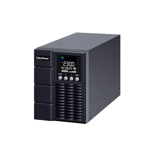 Online tower UPS 1000VA/900W, синусоидален изход, енергоспестяващ, 1х C13/2x Schuko, Output 200~240V Programmable; OLS1000EA