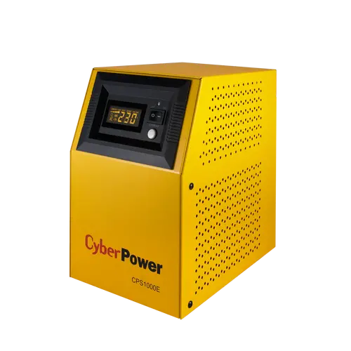 Inverter 1000VA/700W, 140-270 Vac, 12 Vdc, 2x Schuko, AVR, ημιτονοειδής έξοδος έως 40% φορτίο; λειτουργεί με εξωτερικές μπαταρίες; CPS1000E - 1