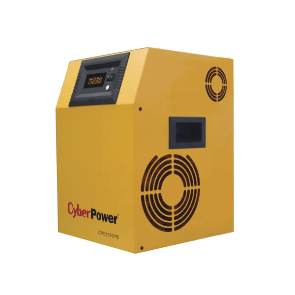 Инвертор 1500VA/1050W, 140-300 Vac, 24 Vdc, 2x Schuko, AVR, синусоидален изход; работи с външни батерии; CPS1500PIE
