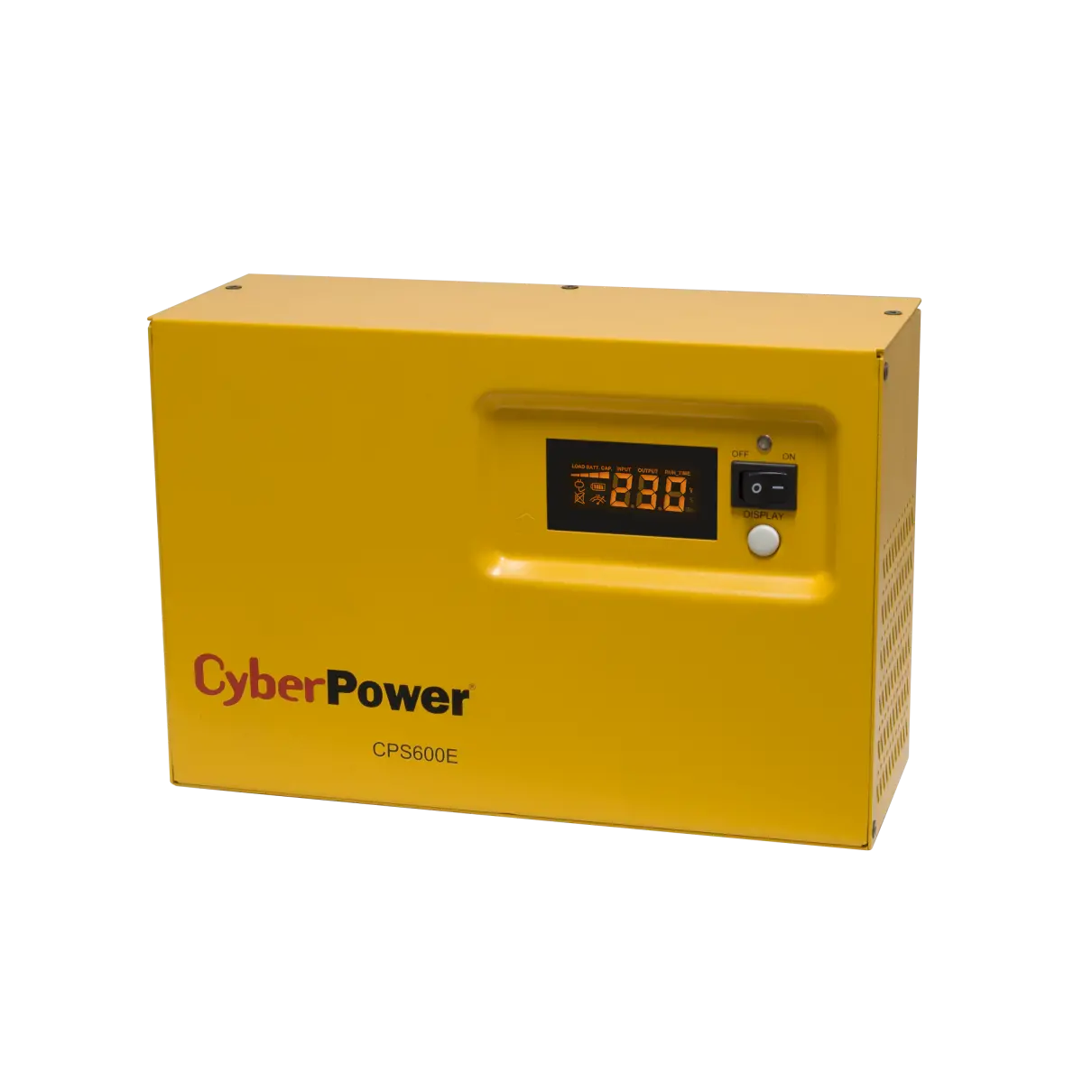 Inverter 600VA/420W, 170-270 Vac, 12 Vdc, 1x Schuko, AVR, ημιτονοειδής έξοδος έως 40% φορτίο; λειτουργεί με εξωτερικές μπαταρίες; CPS600E