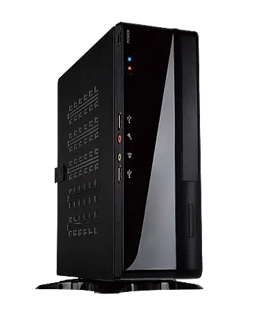 Case S.F.F. slim Mini-ITX Mini-DTX 1xSlim ODD, 2.5" HDDx1, USB3.0x2, HD Audio, 150W 80+ bronze internal PSU, 3-in-1 Card Reader, eSATA