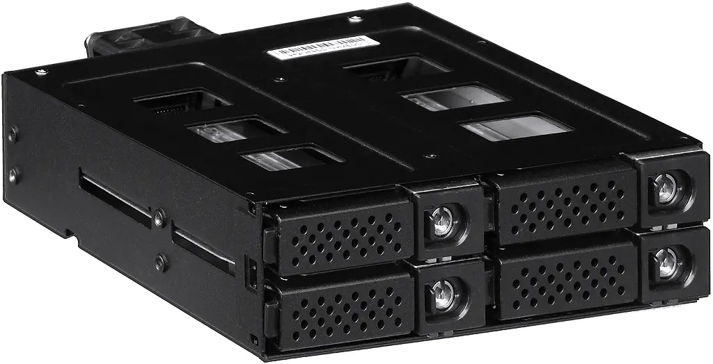 Modul 4xHDD 2.5" SAS/SATA 12G hotswap în bay 1x5.25"