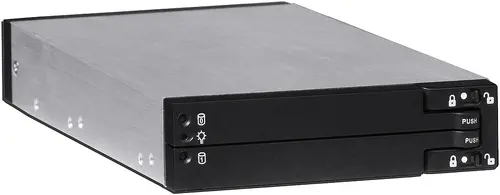 Μονάδα 2xHDD 2.5" 9,5mm SAS/SATA 12G hotswap σε θέση 1x3,5" - 1