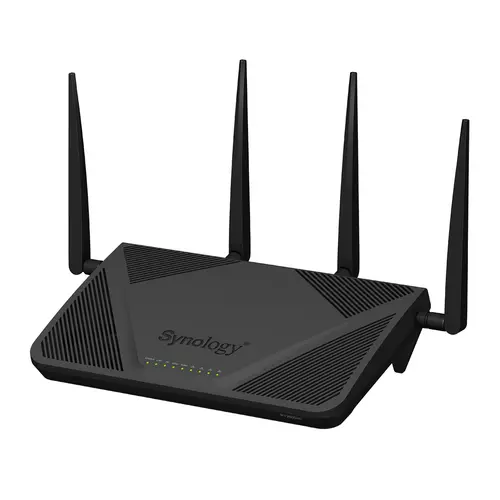Router RT2600ac broadcasts both 2.4 and 5 GHz for combined data transfer speeds of up to 2533 Mbps; 802.11ac