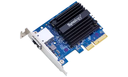 10 Gigabit single RJ45 port PCI Express x4 adapter for Synology NAS servers, E10G18-T1