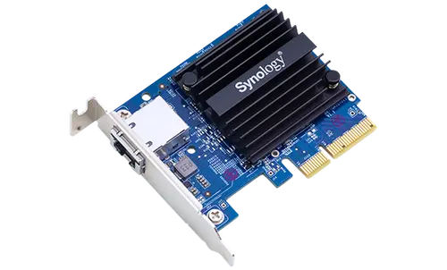 Adaptor 10 Gigabit cu un port RJ45 PCI Express x4 pentru servere Synology NAS, E10G18-T1