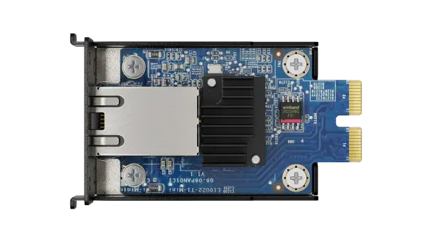 Adaptor 10 Gigabit cu un port RJ45 PCI Express x2 pentru servere Synology NAS, E10G22-T1-Mini