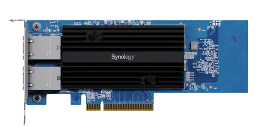 Adaptor 10 Gigabit cu port dual RJ45 PCI Express x4 pentru servere Synology NAS, E10G30-T2 - 1