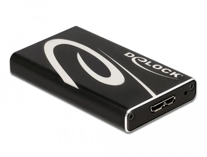 Външно чекмедже Delock 42006, За mSATA SSD, USB - image 2