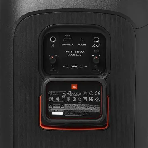 Блутут колона JBL PartyBox Club 120, 160W, Черна - image 6