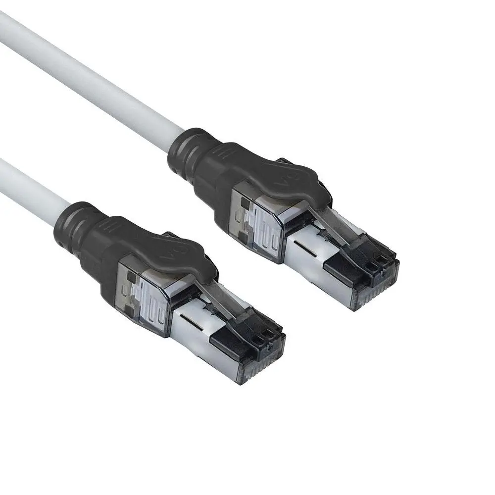 Cablu patch de rețea ACT S/FTP, CAT6A IDC 4PPoE/PoE++100W LZSH, 1.5 m