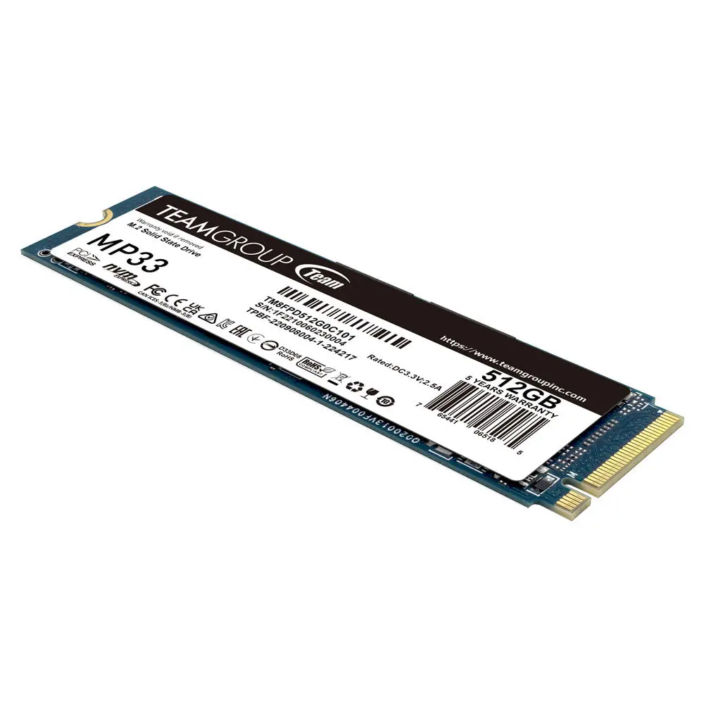 Твърд диск, TEAM SSD MP33 PRO 512 M2 PCI-E - image 1