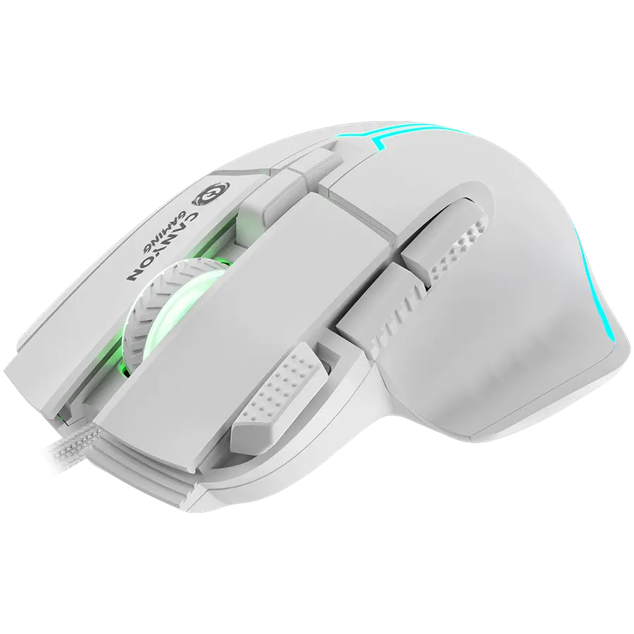 CANYON mouse Fortnax GM-636 RGB 9buttons Wired White - image 2