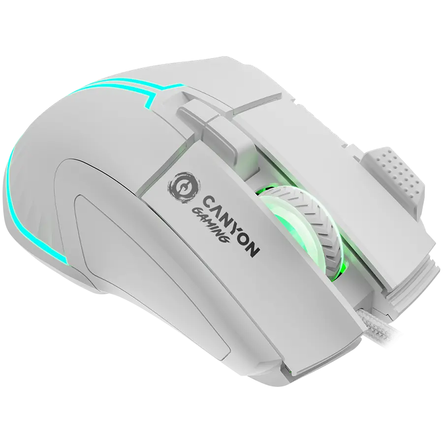 CANYON mouse Fortnax GM-636 RGB 9buttons Wired White - image 3