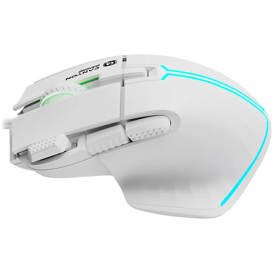CANYON mouse Fortnax GM-636 RGB 9buttons Wired White - image 4