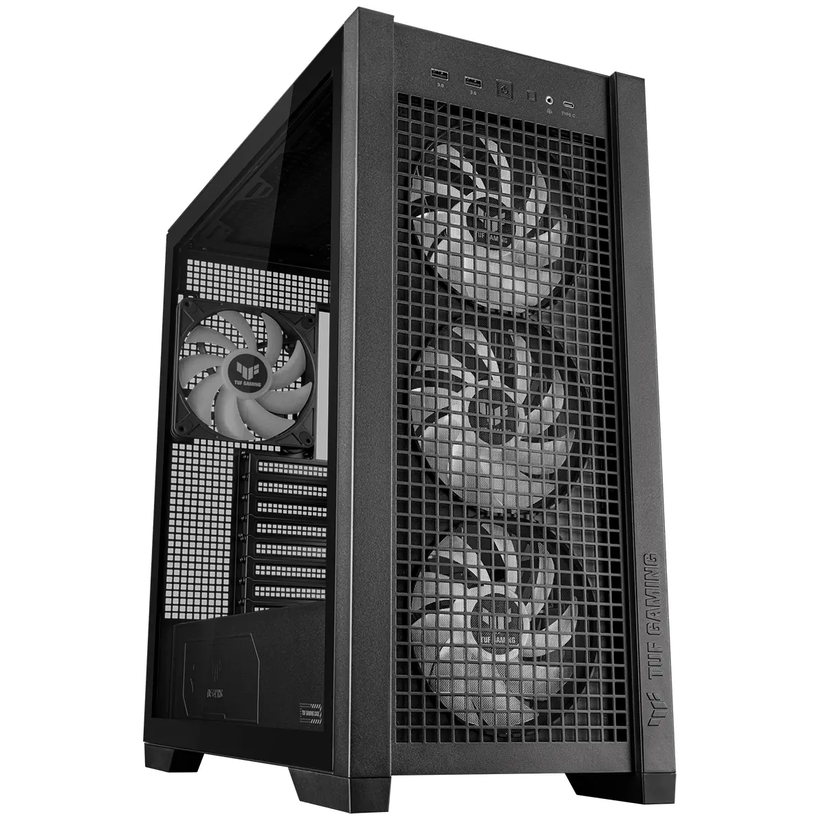 Кутия ASUS TUF GAMING GT302 ARGB - Black - image 6
