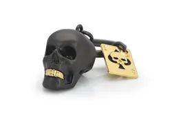 Ключодържател Metalmorphose, BLACK SKULL with playing card