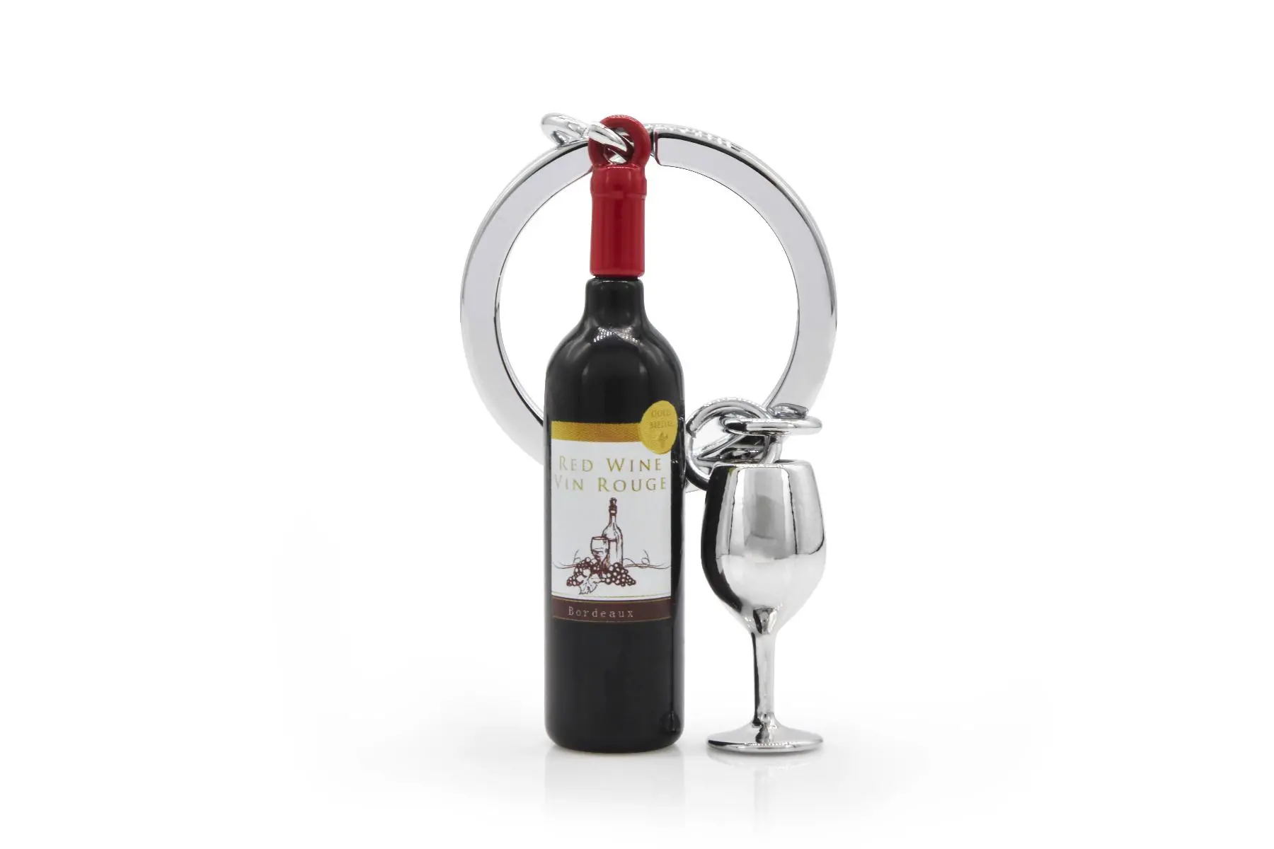 Ключодържател Metalmorphose, Red Wine + Glass