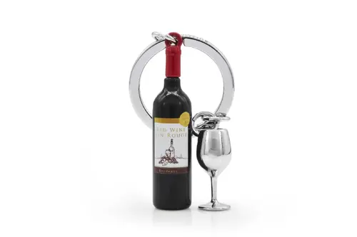 Ключодържател Metalmorphose, Red Wine + Glass