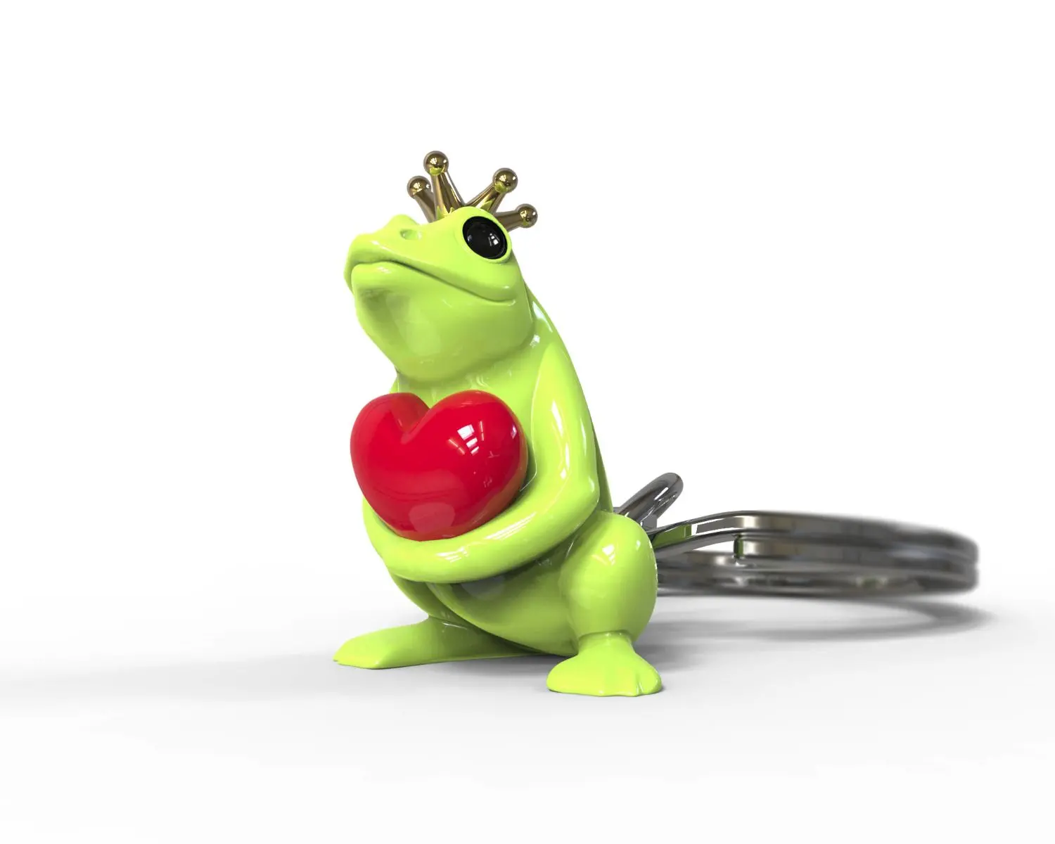 Ключодържател Metalmorphose, Prince Frog, зелен