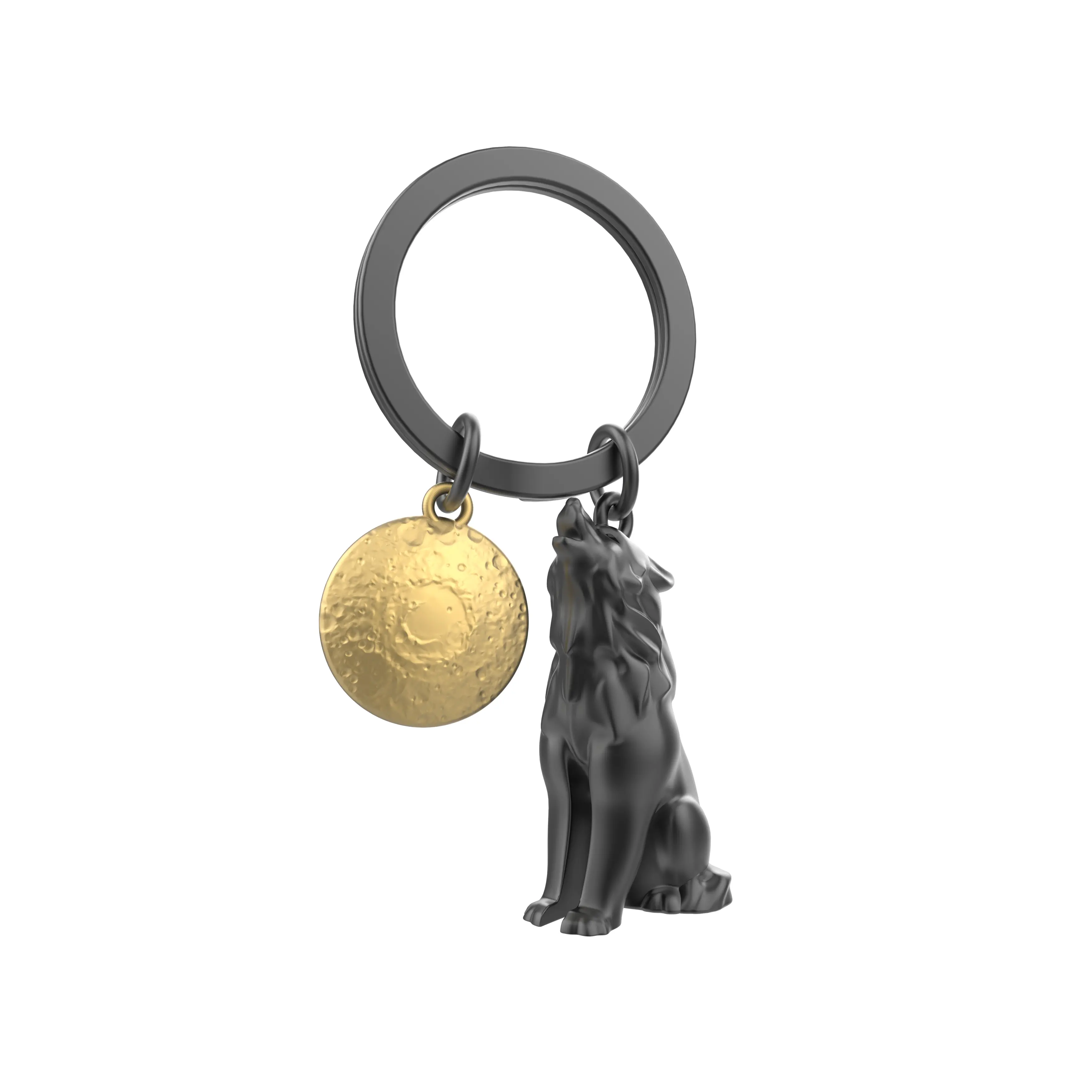 Ключодържател Metalmorphose, Wolf with Moon