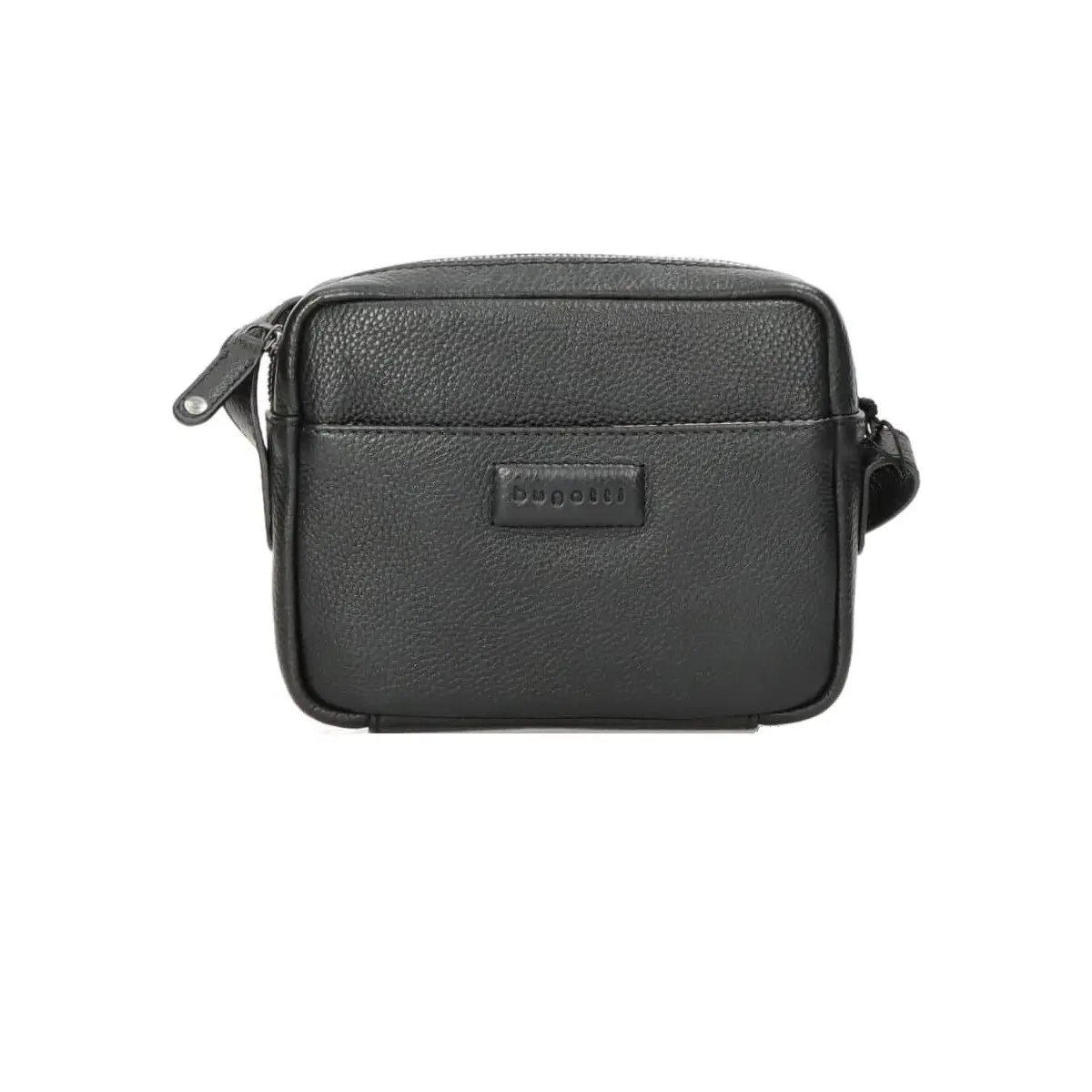 Дамска кожена чанта Bugatti Elsa Shoulder Bag Small, черна