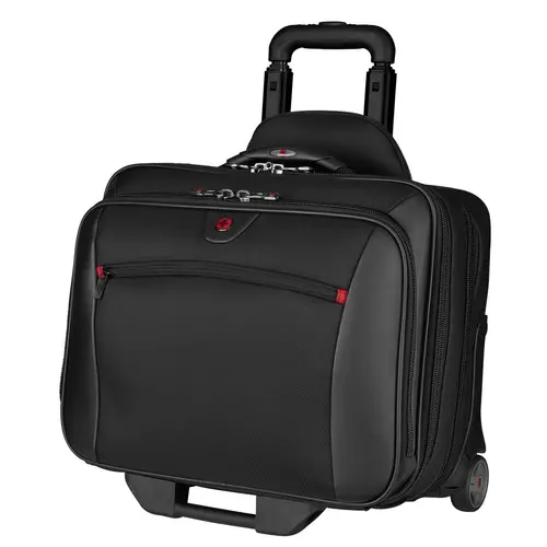 Geantă business cu roți Wenger Potomac 17“, neagră - 1